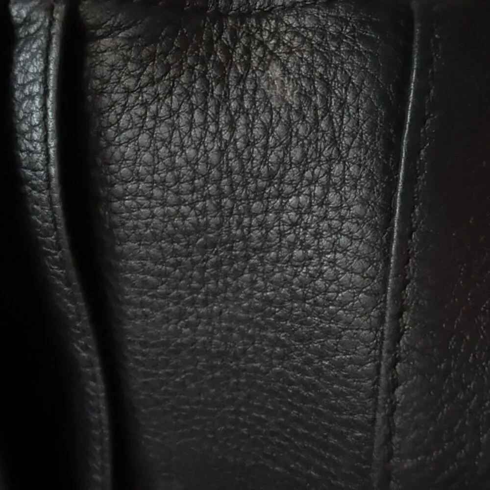 Tory Burch Black Leather Wristlet Wallet Clutch